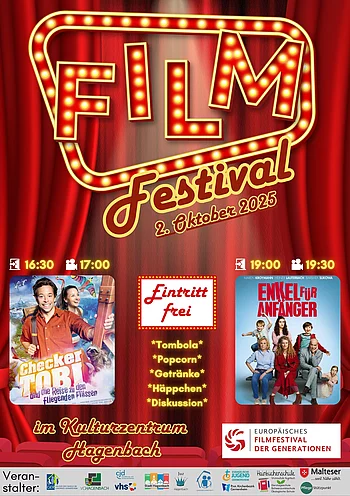 Filmplaket Filmfestival der Generationen