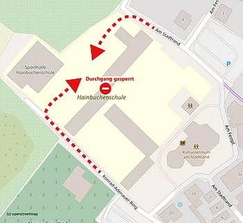 Karte Hainbuchschule