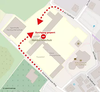 Karte Hainbuchschule